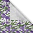 thumbnail image 3 of Ambesonne Purple Green Kitchen Curtains, Vintage Garden Iris, 55"x39", White Violet and Fuchsia, 3 of 3