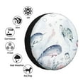 thumbnail image 5 of Gaeub Sea Animals 14-17in Tire Cover, Spare Tire Cover, for Camper Caravan, Trailer, Car, Truck, SUV, Jeep - 16 inch, 5 of 9