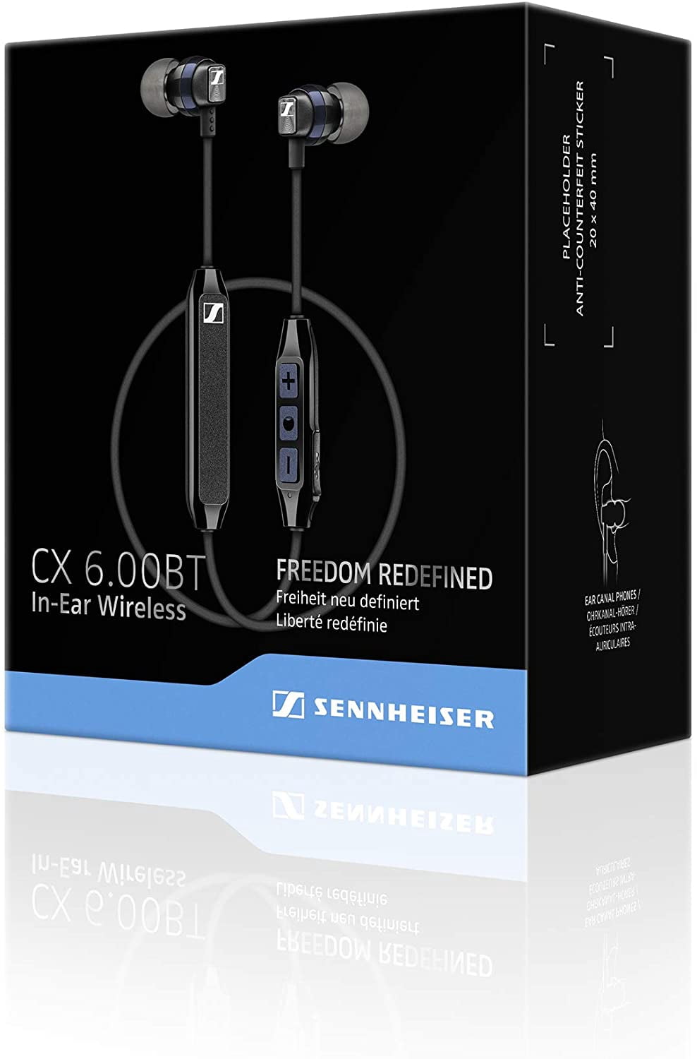 Sennheiser CX 6.00BT Wireless In-Ear Headphones with Microphone #507447 |  Walmart Canada