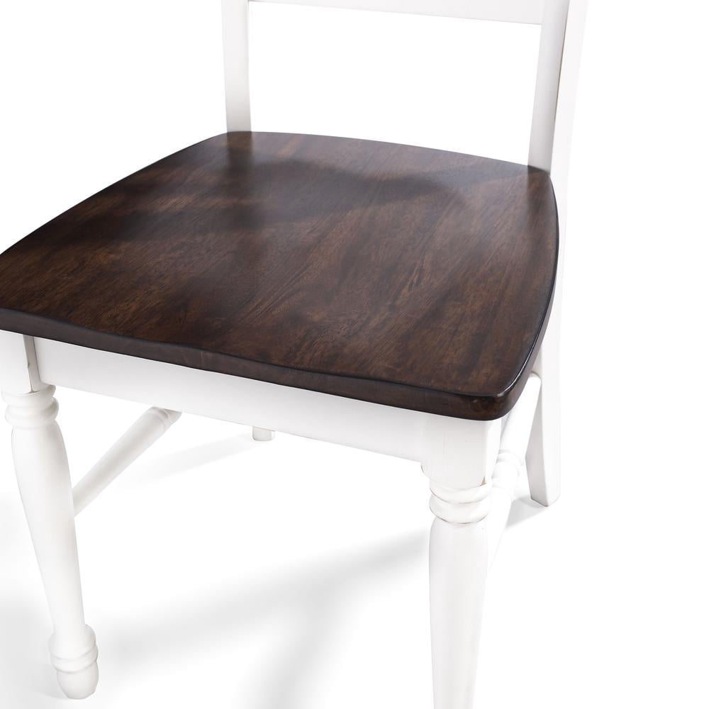 Crosley Furniture Shelby Traditional Wood X-Back Dining Room Chairs Set of 2, Kitchen Chair