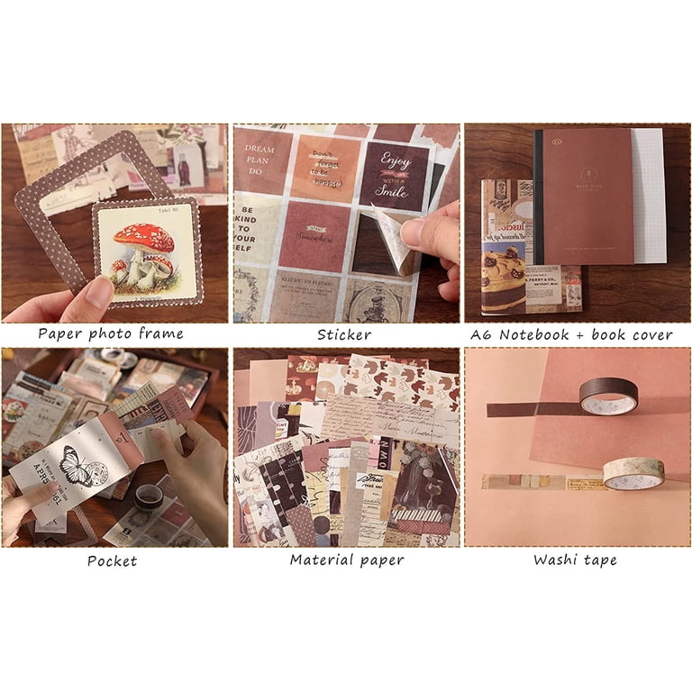 Kit Junk Journal Scrapbooking – 5,5 Lbs De Stash Artiste Vintage Rub On's