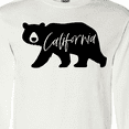 thumbnail image 4 of Inktastic California Black Bear Silhouette Long Sleeve T-Shirt, 4 of 5