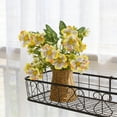 thumbnail image 6 of Fake Flowers-11.4" Pansy Small Wild Flower Artificial Plants Outdoor Plastic Flowers for Home Wedding Kitchen Garden Table Centerpieces Indoor Outdoor Decor, 6 of 6