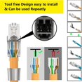 thumbnail image 5 of 2 Pcs pour Connecteurs Rj45 Cat7 Sans Outils Modulaires, 5 of 5