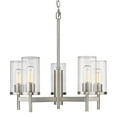 thumbnail image 3 of 5 Light Chandelier in Classic Style 23 inches High By 23.75 inches Wide-Pewter Finish Bailey Street Home 170-Bel-4476380, 3 of 10