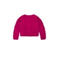 thumbnail image 2 of Wonder Nation Toddler Girls Cable Knit Sweater, Sizes 12M-5T, 2 of 5