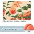 thumbnail image 2 of Peach Non-Slip Polyester Chair Mats Floor Mat Kitchen Mat Machine Washable, 2 of 6