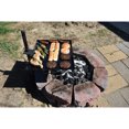thumbnail image 4 of GameMaker Grill Open Fire Camping Gravity Grill Griddle, Black, 4 of 5