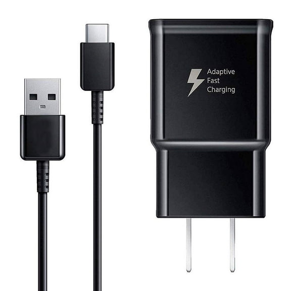Fast Charger Compatible with Samsung Galaxy S9 S9 Plus S8 S8  S10 S10e Note 8 Note 9 Note 10, USB Fast Wall Charger Adapter Block with 4FT USB Type C Cable Data Cord Kit