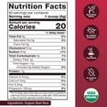 thumbnail image 5 of Force Factor Total Beets Organic Beet Root Powder, Beetroot Supplement for Circulation & Blood Flow, USDA-Certified Organic, Unflavored, 60 Servings, 5 of 10