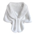 thumbnail image 4 of Elegant Bridal Wedding Long Faux Fox Fur Long Shawl Stole Wrap Shrug Scarf, 4 of 5