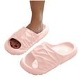 thumbnail image 6 of YYUIJK Shower Shoes Quick Dry Non-Slip Bathroom Slippers for Women Dorm Home Slides Pink 7.5-8.5, 6 of 6