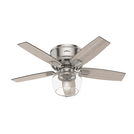 

Hunter Bennett 44 Inch Indoor Ceiling Fan with Remote Control Brushed Nickel