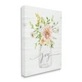 thumbnail image 3 of Stupell Industries Country Bouquet Floral Arrangement Religious Joy Script Graphic Art Gallery Wrapped Canvas Print Wall Art, Design by Lettered and Lined, 3 of 7