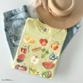 thumbnail image 4 of Comfort Colors Tropical Fruit T-Shirt, Cute Fruity Shirt, Cottagecore Lemon Citrus Strawberry Aesthetic Retro Summer Vibe Tee, Gift For Her, 4 of 7