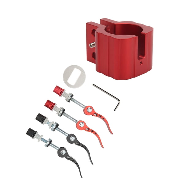 Scooter Folding Clamp, Precise Safe Professional Electric Scooter Clamp With Quick Release Lever For Repairman For Home Black,Red