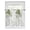 Green, variant on Tier Curtains 45 Inches Long, Sage Green Flower Window Treatment Curtain Drapes, Watercolor Gradient Retro Floral Small Curtain Drapes for Bathroom Laundry Room, 27.5"x45", 2 Panels