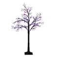 thumbnail image 2 of Nearly Natural Pre-Lit Artificial Halloween Twig Tree with Spiders - 4' - Purple LED Lights, 2 of 4