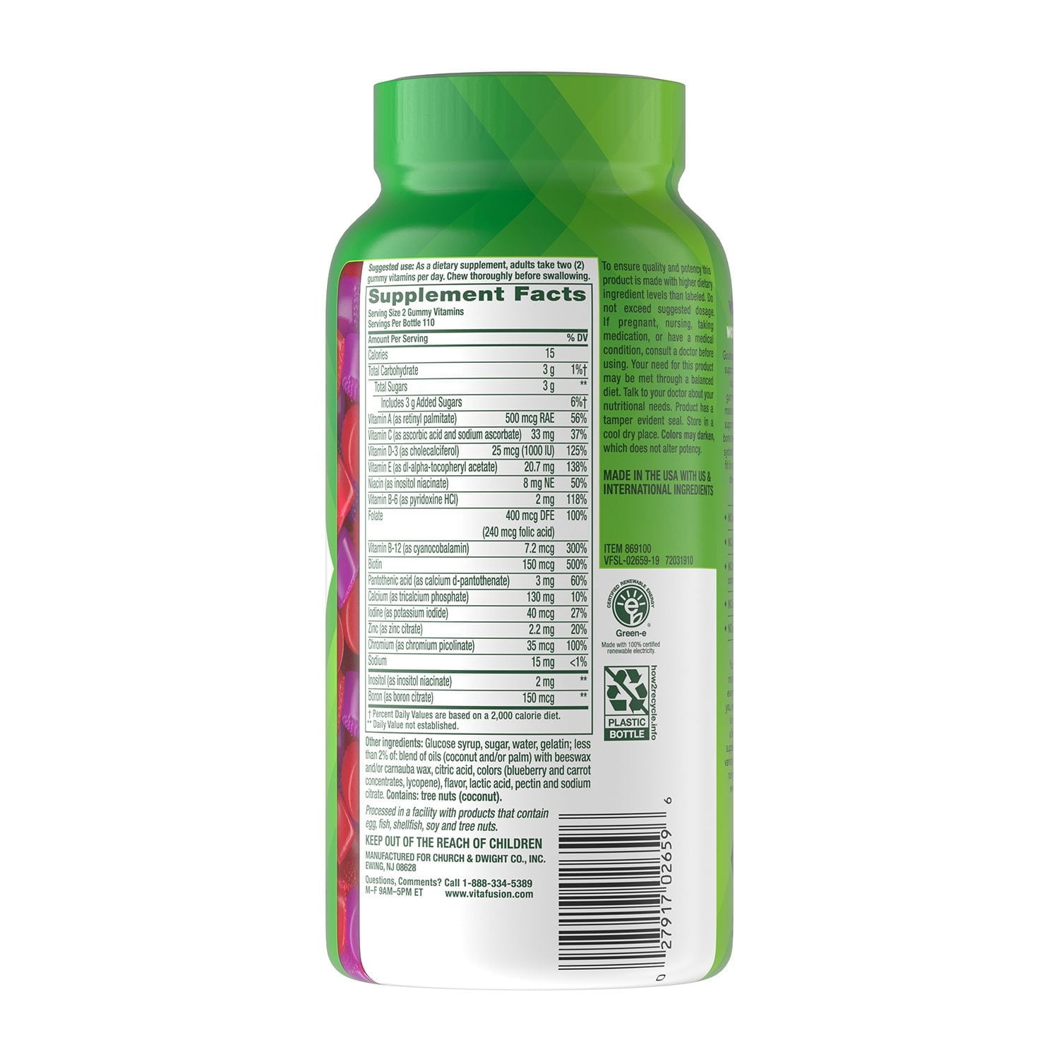 Vitafusion Women's Gummy Vitamins, 220ct