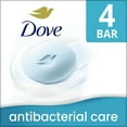 thumbnail image 2 of Dove Beauty Bar Bath Soap Antibacterial Care, 3.75 oz 4 Bars, 2 of 11