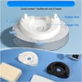 thumbnail image 3 of Support pour Brosse à Dents Électrique, Compatible avec Oral-B IO, Étagère de Rangement pour Brosse à Dents, Support de Tête de Brosse, Station de Recharge, Rack (Support Seulement (Noir)), 3 of 5