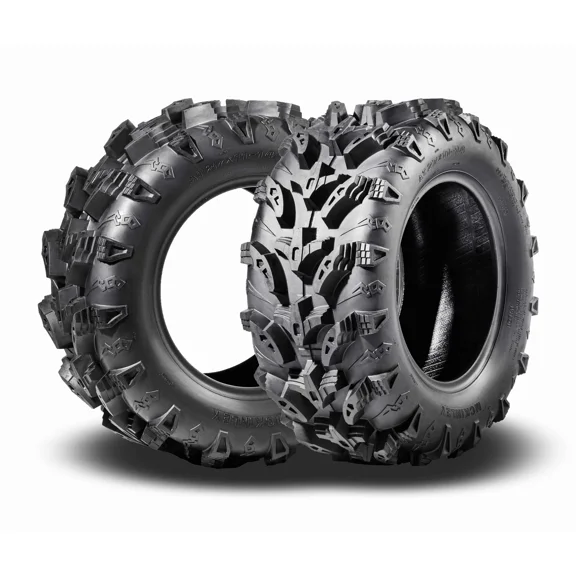 MCKINLEY UTV ATV Tires 27X12-12 6-Ply Super Mud 27X12X12 All Terrain X611, Set 2