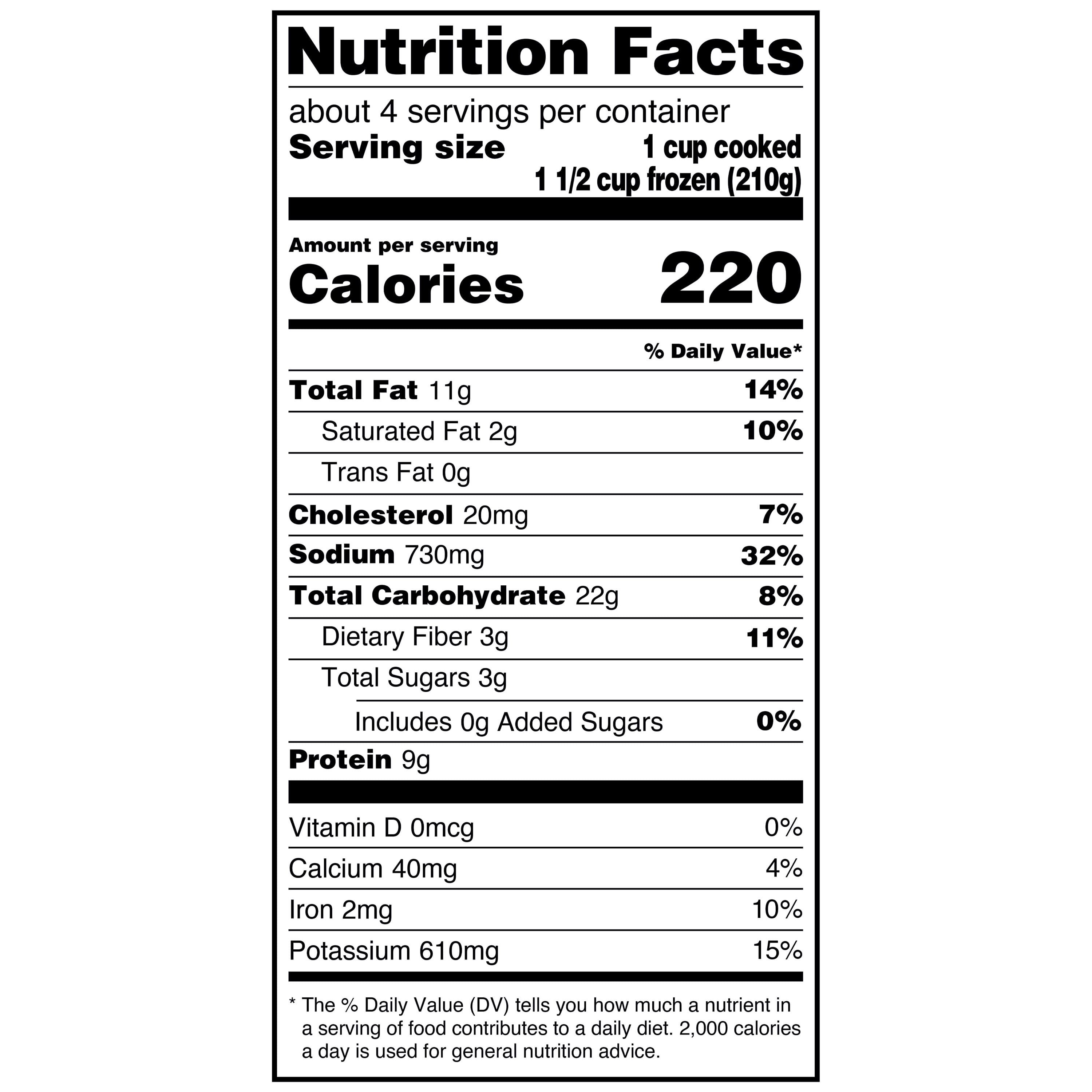Great Value Mediterranean-Style Chicken Sheet Pan Meal, 31 oz (Frozen)
