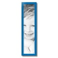 thumbnail image 2 of ArtToFrames 6" x 25" Bright Blue Picture Frame, 6x25 inch Blue Wood Poster Frame (WOM-4751), 2 of 8