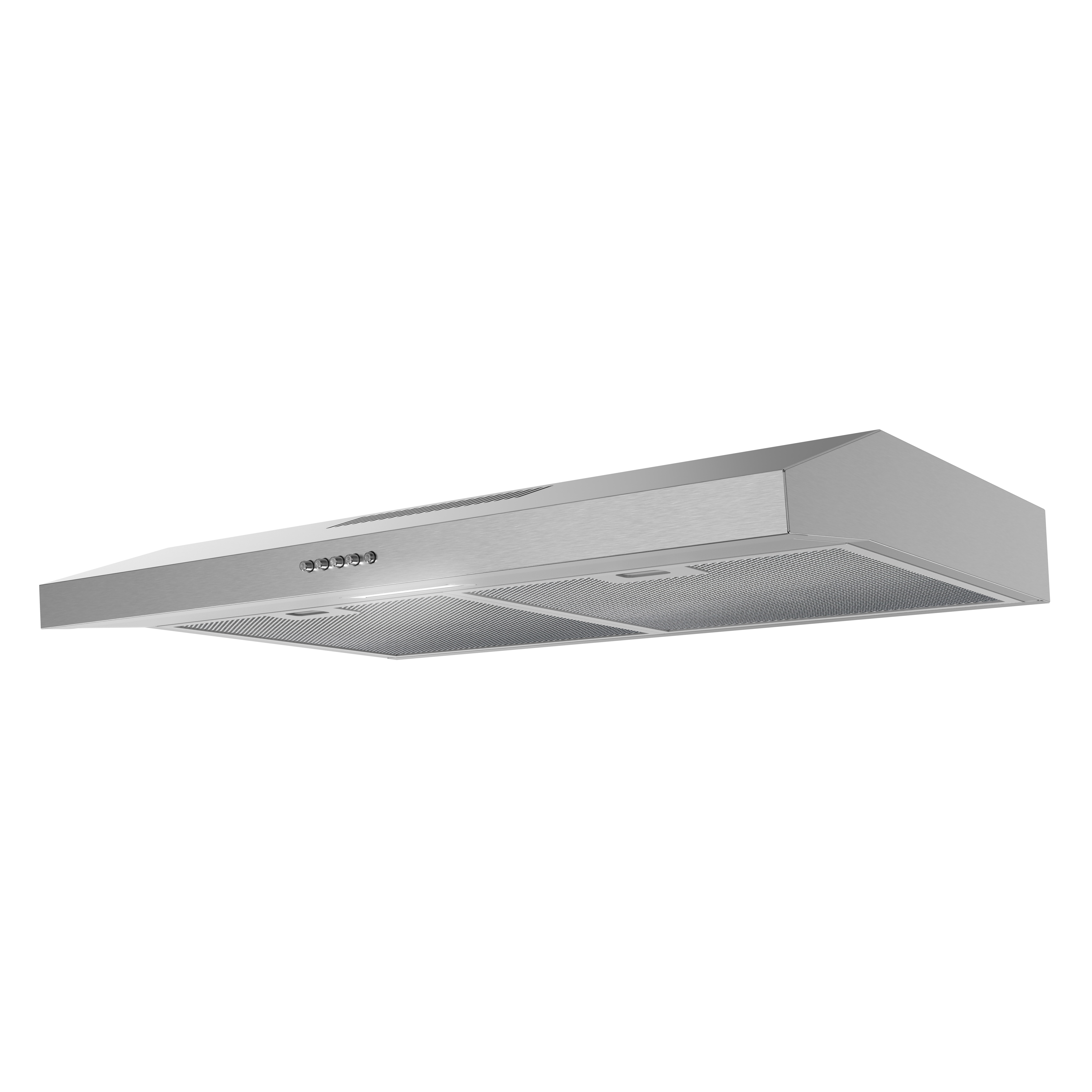 Streamline 30 in. Anapo Ductless Undermount 80 CFM Range Hood in Brushed Stainless Steel with Mesh Filters, Push Button Control, LED Light