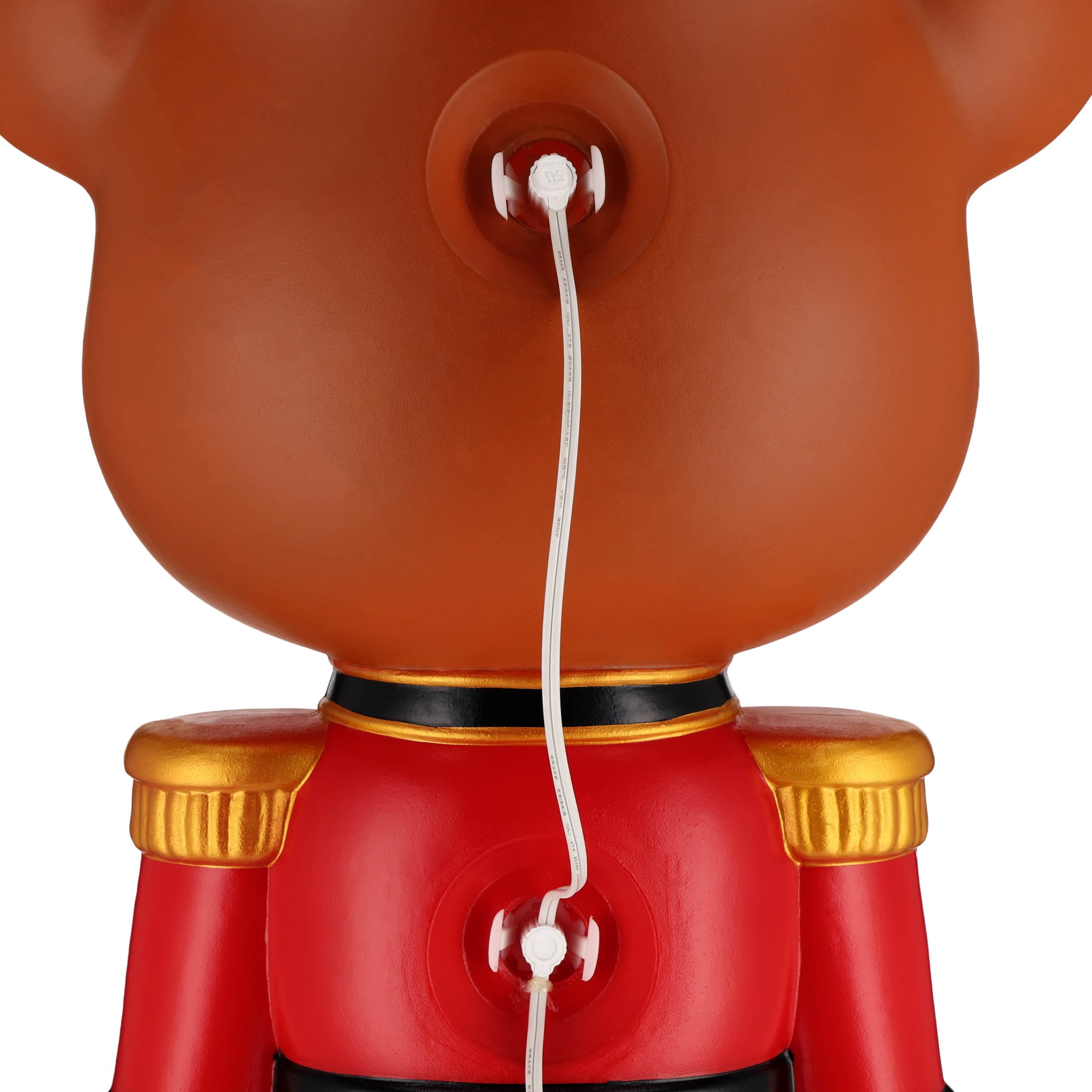Lighted Blow Mold Bear Soldier Indoor/Outdoor Christmas Decoration, Multicolor, 32", by Holiday Time