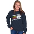 thumbnail image 4 of Funny Cool UFOs Space Alien Believers Unisex Plus Fleece Graphic Sweatshirt Brisco Brands 5X, 4 of 5