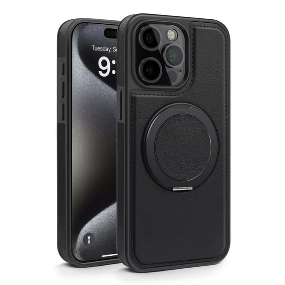 Case For IPhone 16/16 Pro Max/16 Pro/16 Plus ,360° Rotating Stand Leather Shell, Shockproof Anti-scratch And Anti-fingerprint Cover