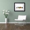 thumbnail image 3 of Trademark Fine Art "Florence Italy Skyline White" Canvas Art by Michael Tompsett, White Matte, Black Frame, 3 of 3