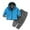 Blue, variant on KYAIGUO 2Pcs Kids Toddler Fall Winter Tracksuit Sweatshirt Outfits for Boys Girls,Baby Thick Warm Zipper Hoodie Sweatsuit+ Casual Active Pants Kid Tracksuits Set for 1-12Y