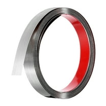 Uxcell Silver Trim Peel and Stick, Self Adhesive Mirror Trim Border 13ft x 1" for Mirror Frame Wall Cabinet Tile Edge Molding