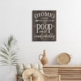 thumbnail image 2 of Poop Sign Bathroom Wall Art, Brown Bathroom Picture Wall Decor Rustic Framed Home Wash RoomToilet Wall Decor, 2 of 5