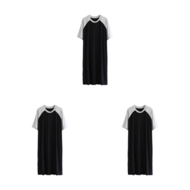 Albornoz Sonducket para hombre cómodo y elegante para descansar y dormir Gris claro negro XL
