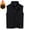 Black, variant on Dxzfnsa Men's Sleeveless Warm Vests Mens Stand Collar Solid Color Vest Coats Loose Fleece Thick Zipper Up Jackets Winter Vests with Pockets