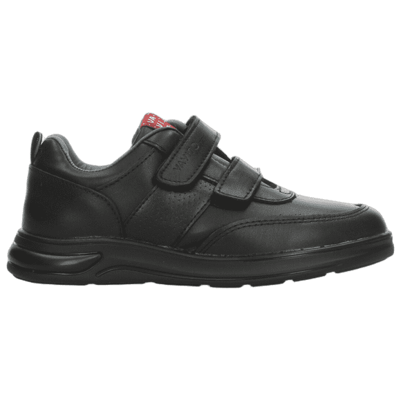 Zapato Escolar Vavito Niño Negro Adhesivo Infantil T18-22 negro 20