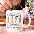 thumbnail image 5 of Vintage 1925 Coffee Mug, 100th Birthday Gifts For Men Women, 100 Year Old Birthday Gifts For Him Her, Gift Ideas For Mom Dad Husband Wife Papa Grandma Turning 100 (100th), 5 of 6