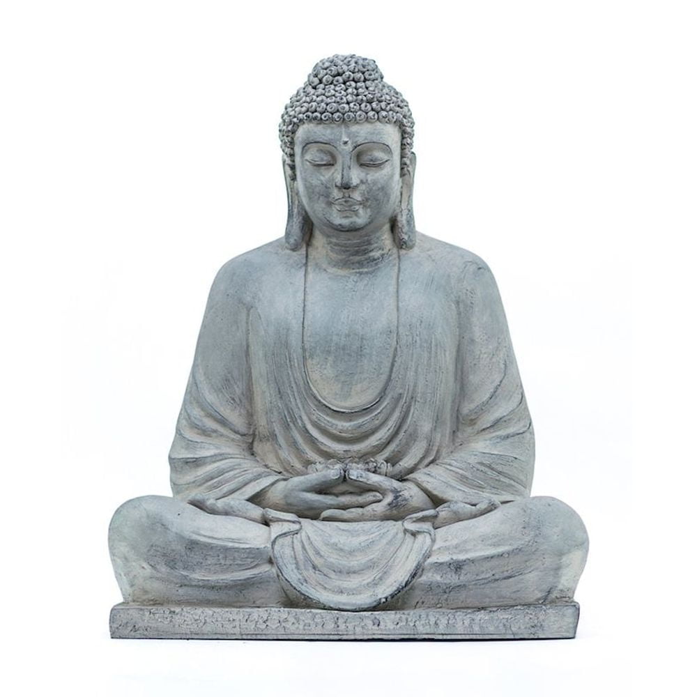 Hi-Line Gift Ltd 77127-L Meditating Buddha Statue - 24In