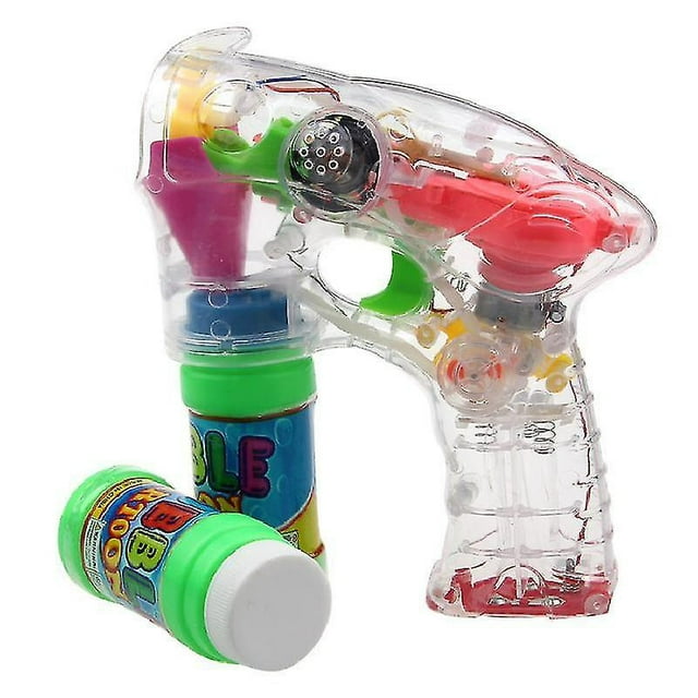 Pistola de burbujas eléctrica Bubble Blowing Toy con música HUOGUO