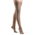thumbnail image 2 of Sigvaris Style 842 Soft Opaque 20-30 Closed Toe Thigh High Compression Stockings w/Grip Top Midnight Blue LL Long, 2 of 8