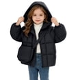 thumbnail image 2 of Lutiedan Hooded Puffer Jackets for Girls Zip Up Long Sleeve Jacket Casual Warm Thicken Winter Coats With Bag 18 Months-7 Years, 2 of 8