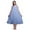 Lavender Blue5, variant on Bimba Lavender Blue5 Tree Dots & Palm Mid Calf Nightwear Ladies Cotton Printed Sleeveless Night Gown Maxi Dress X-Small