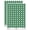 Dark Green, variant on Happy Spotted Cat Face 200+ Round Stickers - White - Matte Finish - 0.50" Size