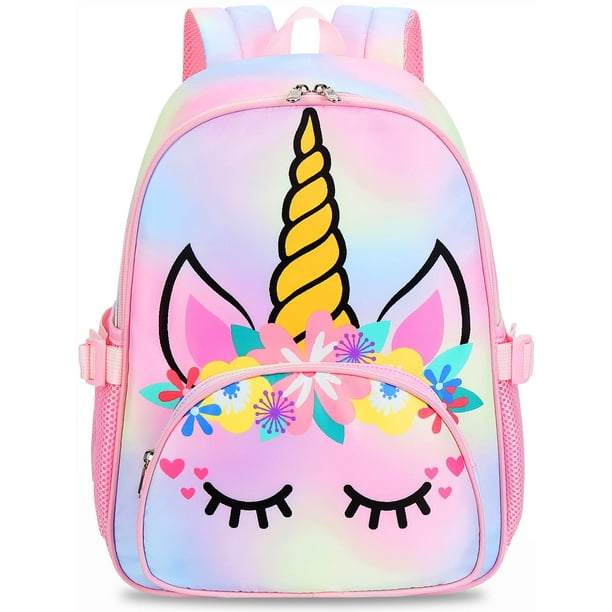 Mochila BTOOP para niños y niñas, escuela, unicornio, preescolar, jardín de infantes