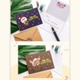 thumbnail image 2 of Cateissary 10 piezas de tarjetas impresas de dibujos animados de felicitación de Navidad con sobres, papelería, invitaciones para Baby Shower, Type2 NO2, 2 of 6