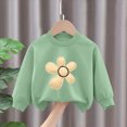 thumbnail image 5 of Kids Toddler Baby Girl Fall Winter Clothes 2T 3T 4T 5T 6T 7T 8T Waffle Knit Long Sleeve Pullover Sweatshirt Top and Pants 2PCS Outfits Set Fall Winter Set for Green Size 7-8 Years, 5 of 5