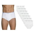 thumbnail image 3 of Fruit Of The Loom Slip Classique Blanc pour Hommes Tailles Étendues - Lot de 6, 3TG, Blanc,, 3 of 6